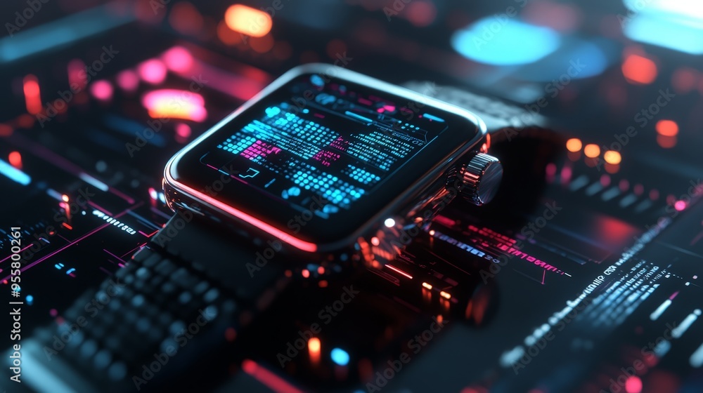 High-tech devices such as smartwatches or tablets High-tech devices such as smartwatches or tablets