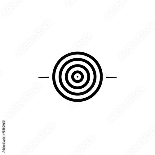 Target Icon, Minimal Simple Logo