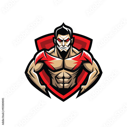 amblem fitness and gym logo vector art