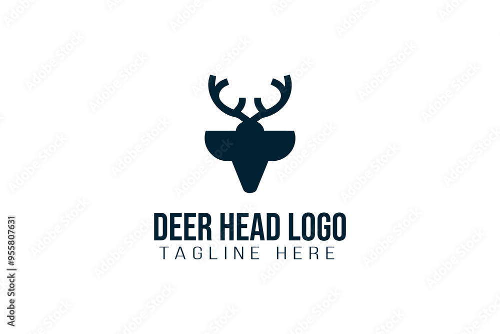 deer head logo deer head logo