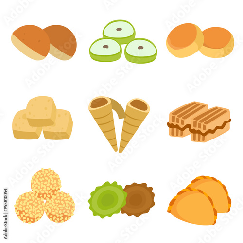 Popular indonesian snack food, pukis lumpur bakpia pia tahu goreng clorot roti bakar bandung onde-onde cucur pastel, list of traditional snacks indonesia