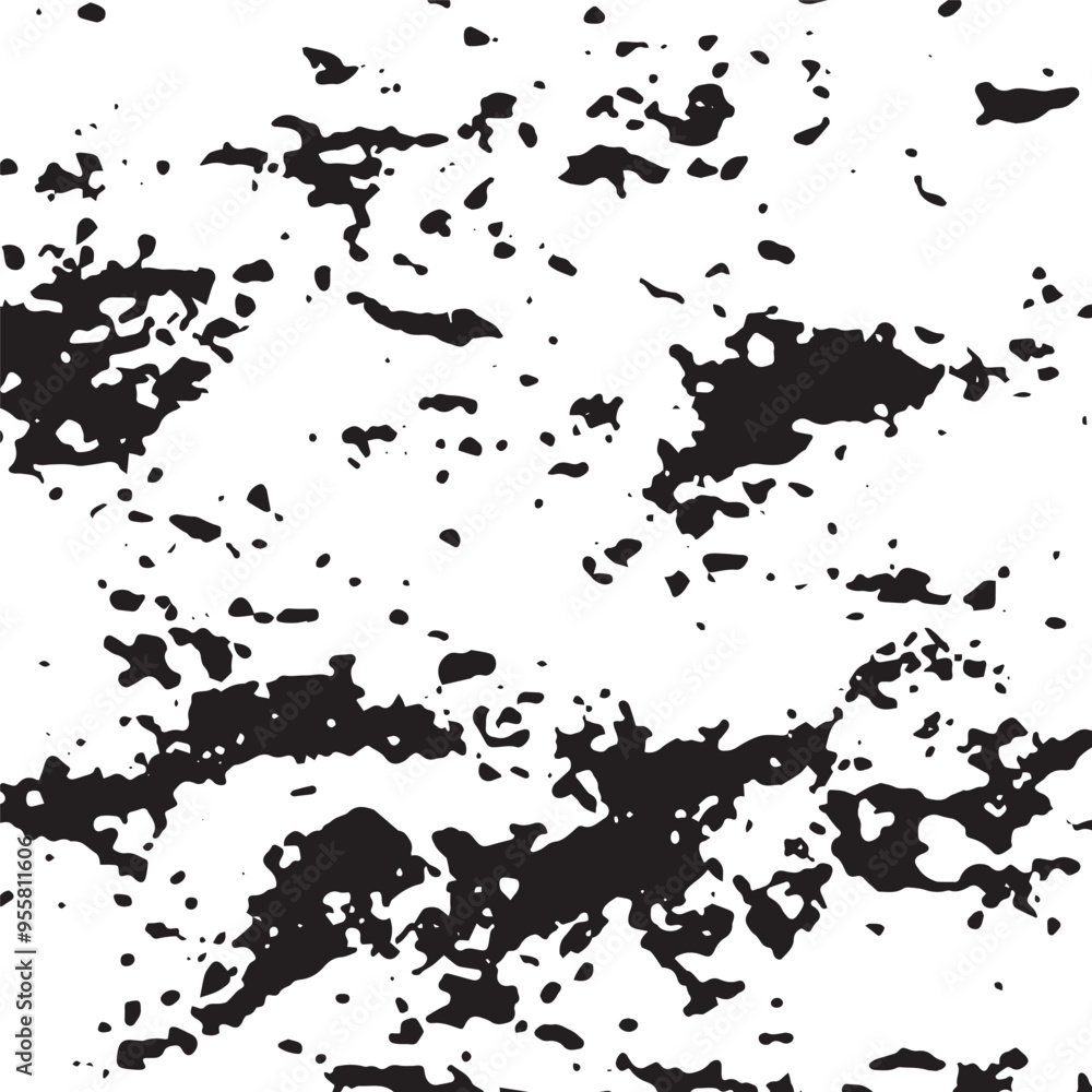 Naklejka premium Set of Black and white grunge with a textured background 