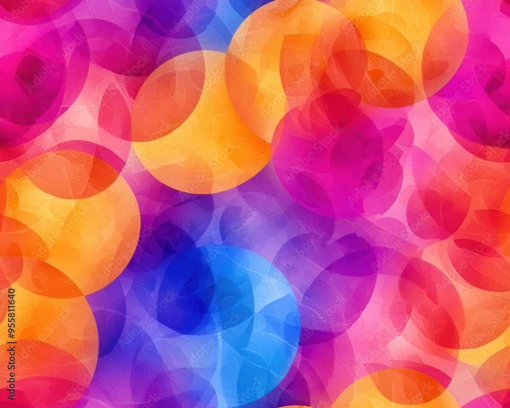 Vibrant abstract design featuring colorful circles in shades of pink, orange, and blue, creating a dynamic and energetic visual. Vibrant abstract design featuring colorful circles in shades of pink, orange, and blue, creating a dynamic and energetic visual.