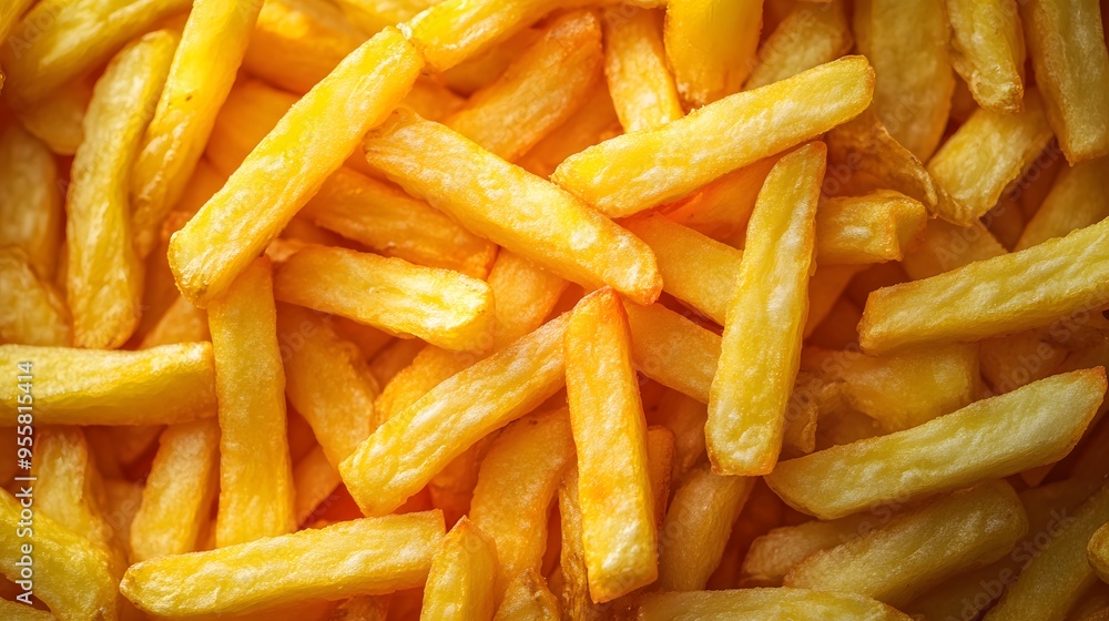 Close-up of Golden French Fries Close-up of Golden French Fries