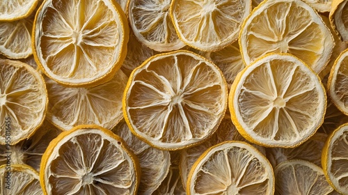 Close-up of Dried Lemon Slices photo