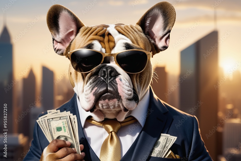 rich and successful business dog rich and successful business dog
