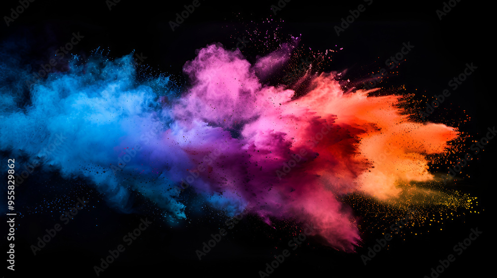 Obraz premium visualization of fractal waves