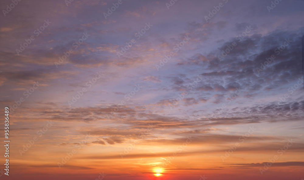 Beautiful dramatic scenic sunset sky background Beautiful dramatic scenic sunset sky background