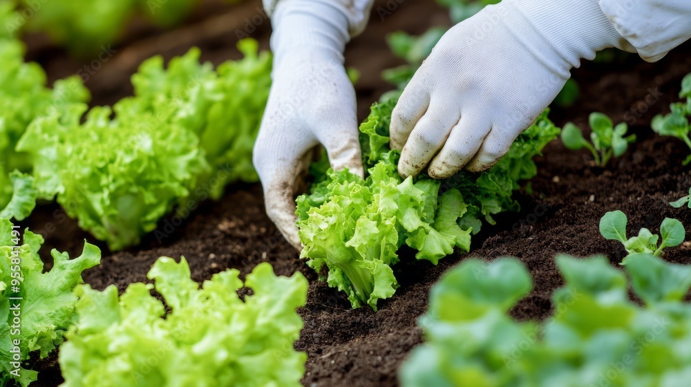 Green farming, vegetable growing, a pair of hands with white gloves at work,hand, hands, finger, green, nature, palm, woman, fingers, leaf, stop, fresh, thumb, concept, plant, arm, people, silhouette, Green farming, vegetable growing, a pair of hands with white gloves at work,hand, hands, finger, green, nature, palm, woman, fingers, leaf, stop, fresh, thumb, concept, plant, arm, people, silhouette,