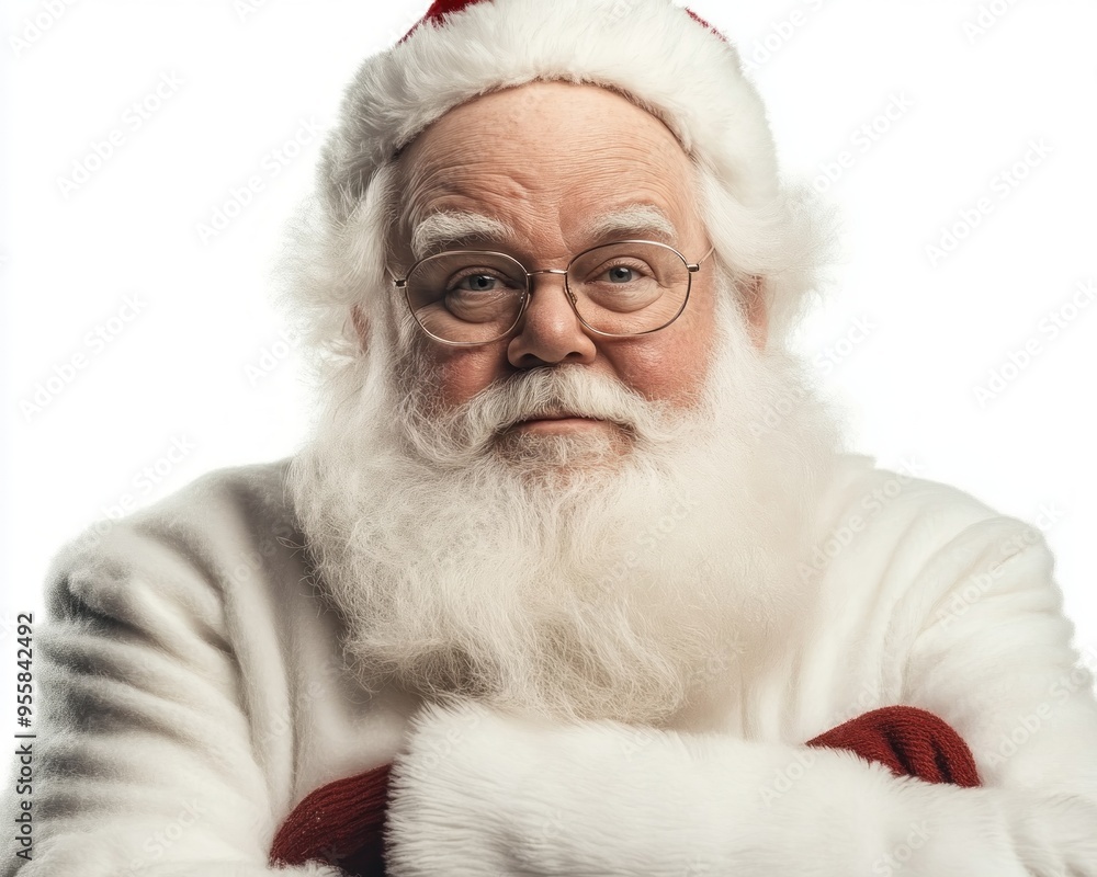 Jolly Santa Claus Isolated on White Background, Perfect for Christmas Greetings, Holiday Cards, and Festive Designs Download this high-quality image for free and use it to spread holiday cheer Jolly Santa Claus Isolated on White Background, Perfect for Christmas Greetings, Holiday Cards, and Festive Designs Download this high-quality image for free and use it to spread holiday cheer