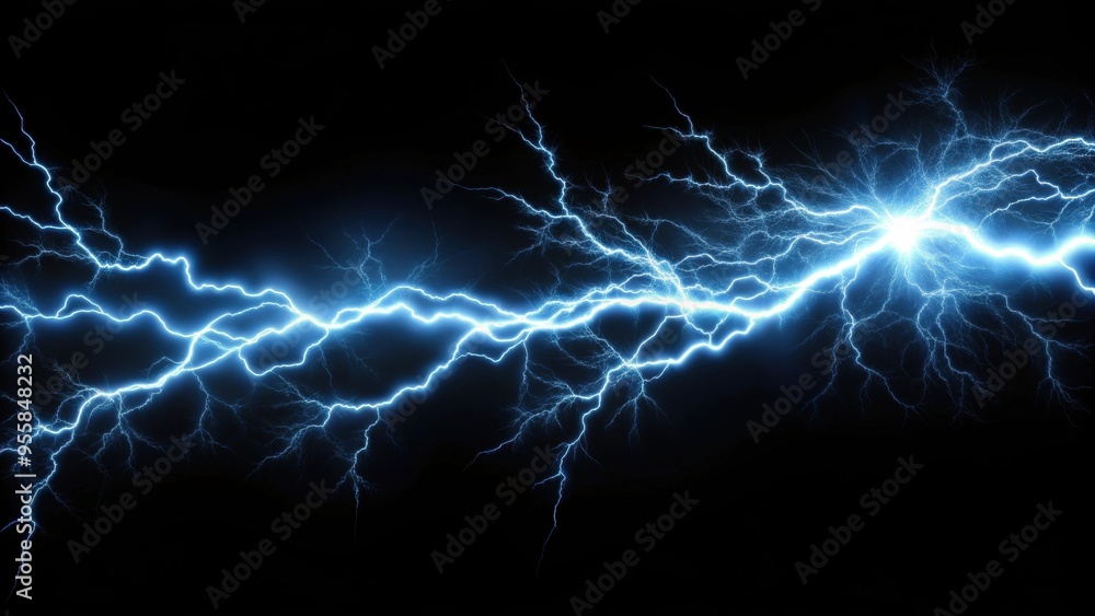Electricity lightning isolated on a black background, electricity, lightning, power, energy, storm, flash, bright, powerful Electricity lightning isolated on a black background, electricity, lightning, power, energy, storm, flash, bright, powerful