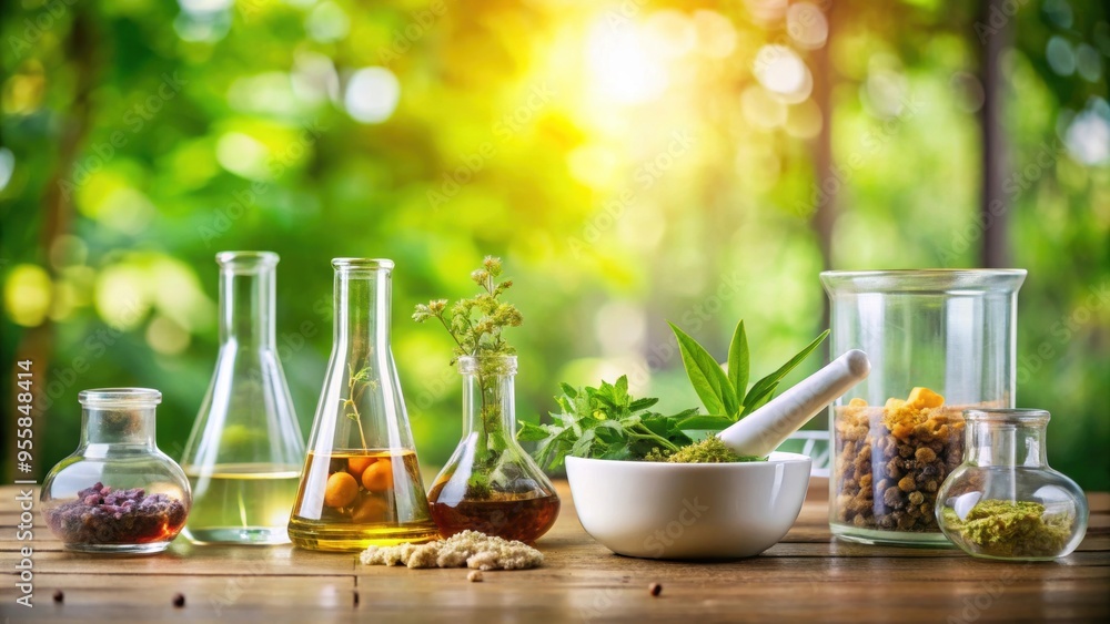 Herbal medicine and scientific glassware for natural health remedies, herbal medicine, natural, organic, scientific Herbal medicine and scientific glassware for natural health remedies, herbal medicine, natural, organic, scientific