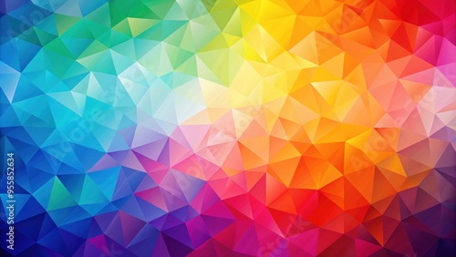Colorful polygonal mosaic background, geometric, vibrant, abstract, pattern, shapes, colorful, texture, graphic, design, digital