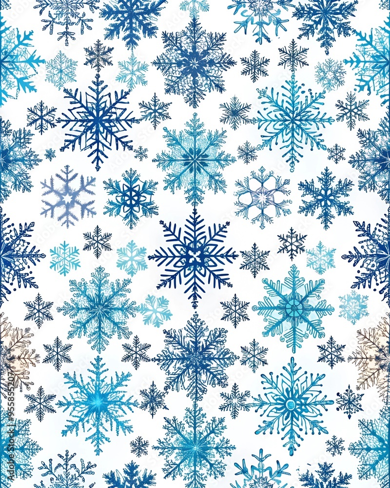 seamless pattern with snowflakes seamless pattern with snowflakes