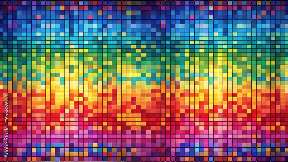 Colorful abstract pixel art design resembling a vibrant mosaic, pixel art, abstract, colorful, vibrant, mosaic, digital Colorful abstract pixel art design resembling a vibrant mosaic, pixel art, abstract, colorful, vibrant, mosaic, digital