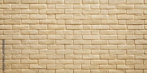 Creamy beige brick surface ideal for versatile settings, neutral, backdrop, texture, cream, beige, brick, surface