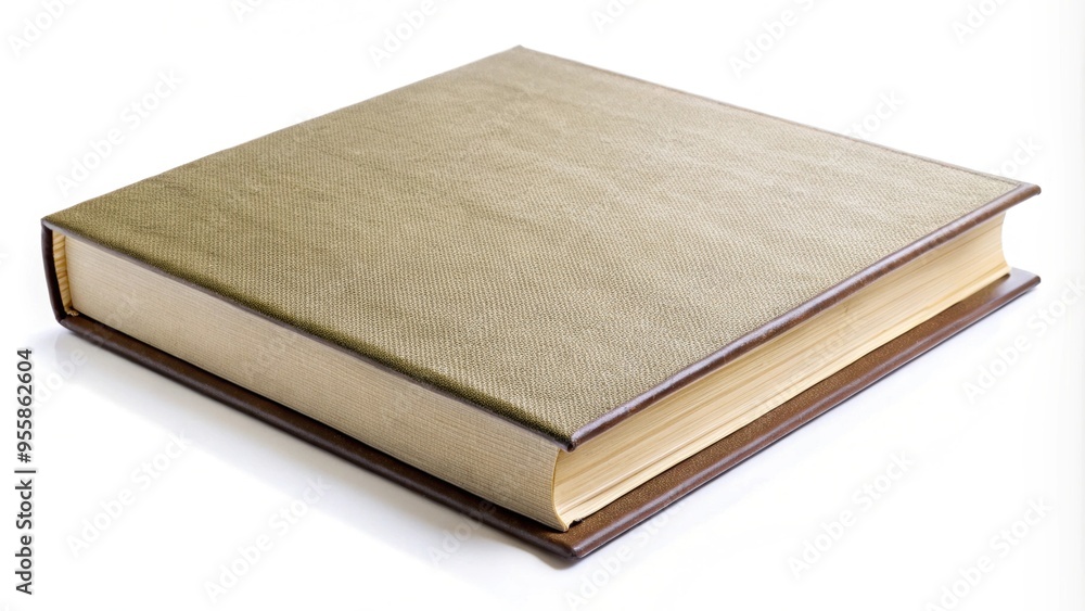 Blank book with textured cover isolated on white background, blank, book, white, isolated, cover, texture, blank space Blank book with textured cover isolated on white background, blank, book, white, isolated, cover, texture, blank space