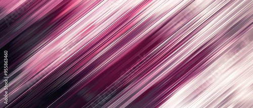 Abstract Pink and White Diagonal Stripes with Blurry Effect