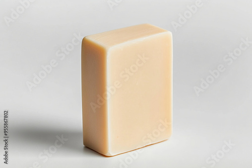 A simple soap bar with clean design, perfect for personal care and hygiene. Its smooth surface and neutral color make it an ideal addition to any bathroom.