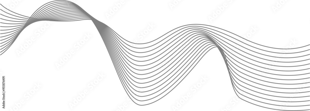 Minimalist Abstract Line Wave Minimalist Abstract Line Wave