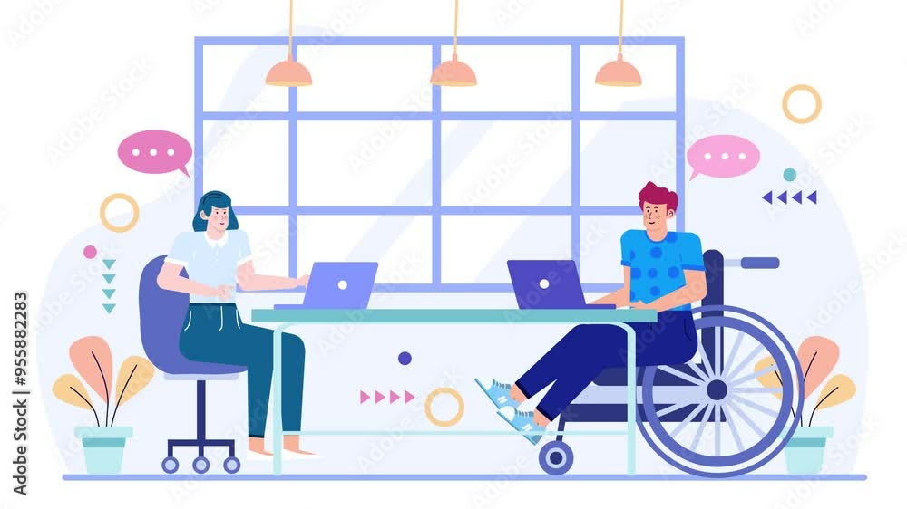 discussions on diversity and inclusion illustration business animated video discussions on diversity and inclusion illustration business animated video