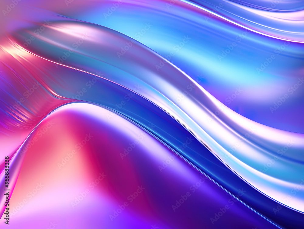 Fototapeta premium Dreamy gradient design element for banners, backgrounds, wallpapers and cover