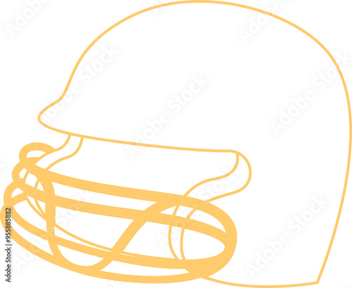 Sport Outfit Equipment Outline