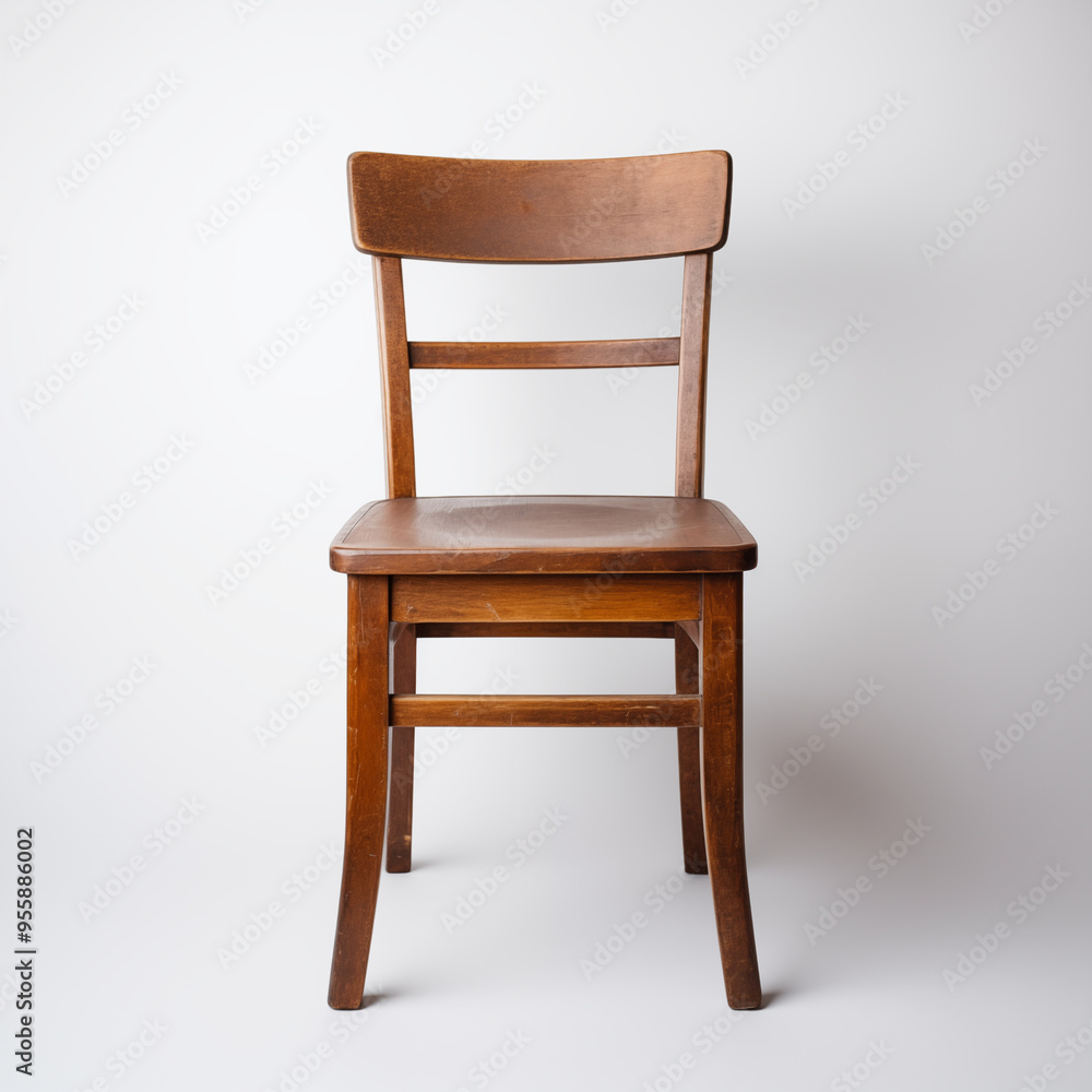 Wooden Chair Isolated on White Background Wooden Chair Isolated on White Background