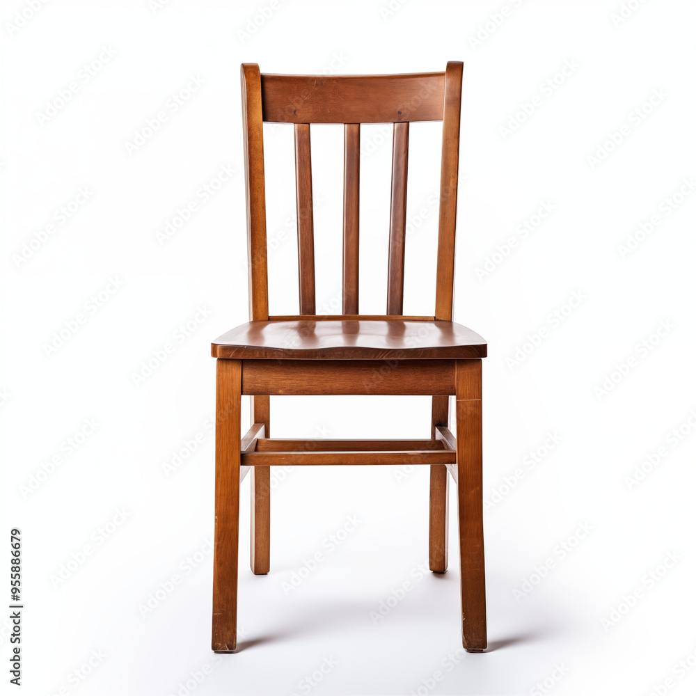 Wooden Chair Isolated on White Background Wooden Chair Isolated on White Background