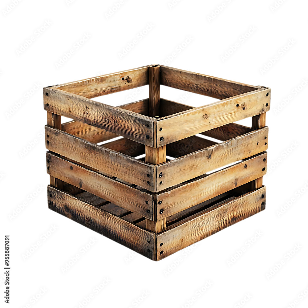 Wooden Crate with Transparent Background: A Rustic Storage Solution for Home and Garden Wooden Crate with Transparent Background: A Rustic Storage Solution for Home and Garden