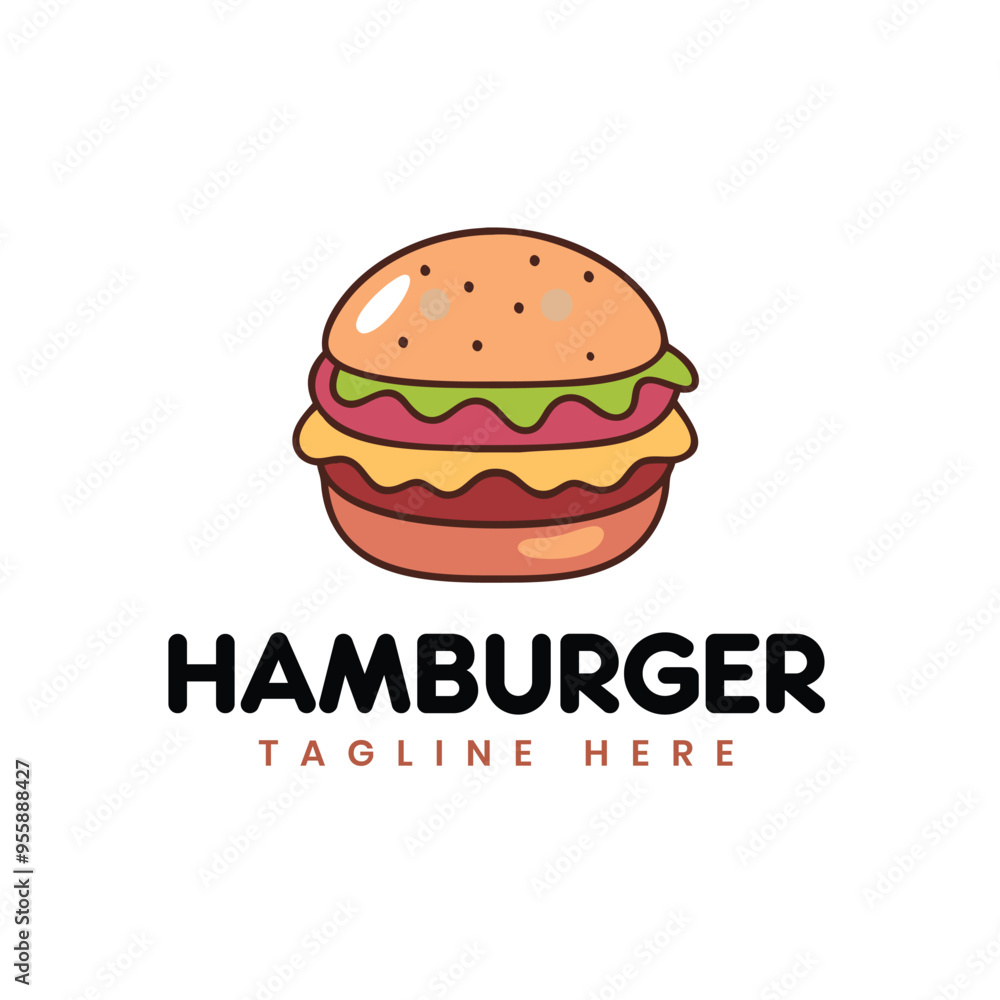 Minimalistic Hamburger Logo Design Minimalistic Hamburger Logo Design