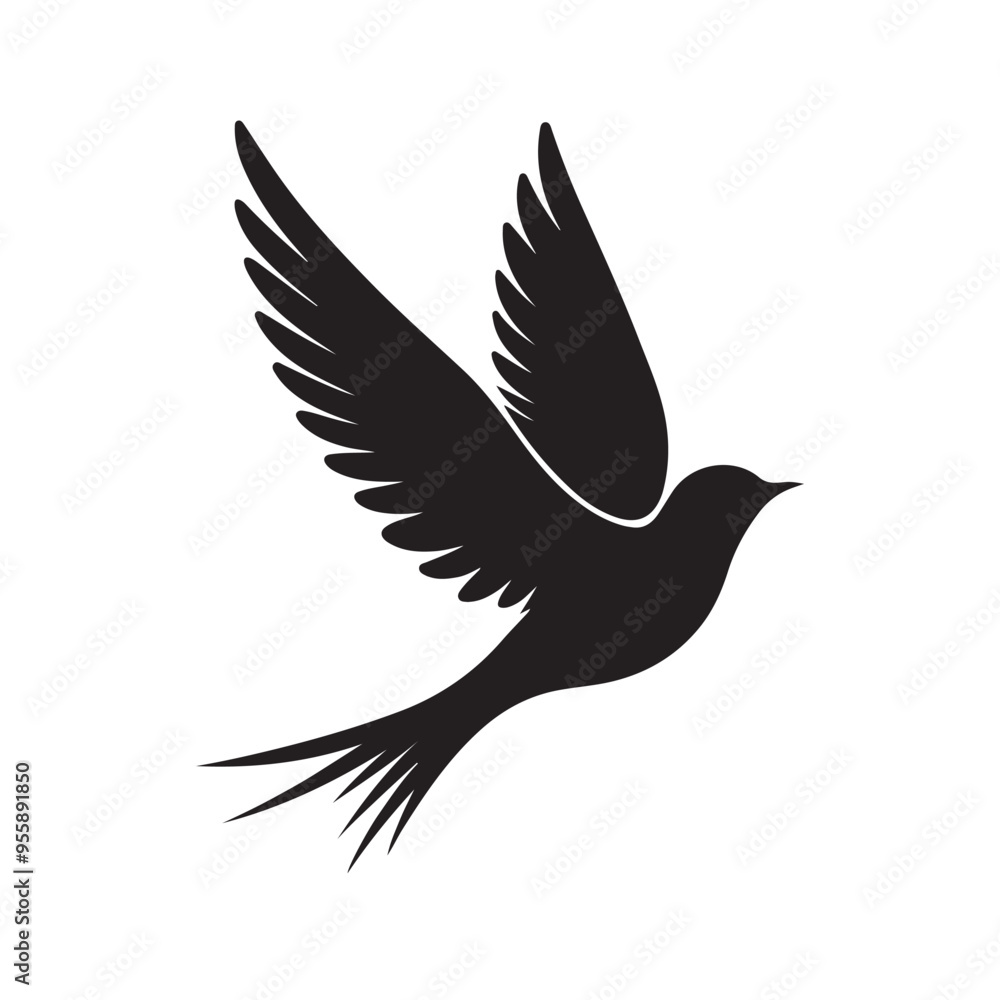 Obraz premium eagle silhouette vector