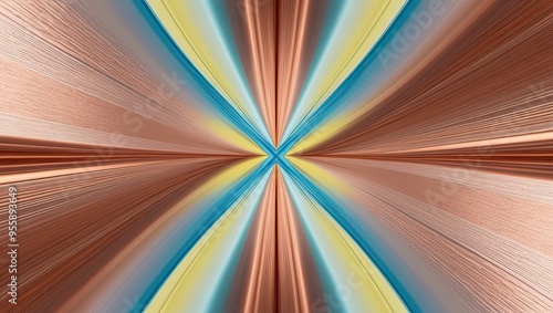 Wallpaper Mural Cosmic Cross, Celestial Intersection, Starburst Symmetry on grainy gradient colorful with copy space for any design Torontodigital.ca