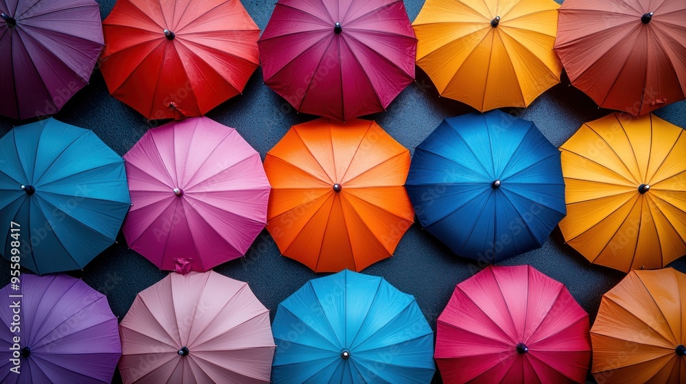 Colorful Umbrellas Colorful Umbrellas