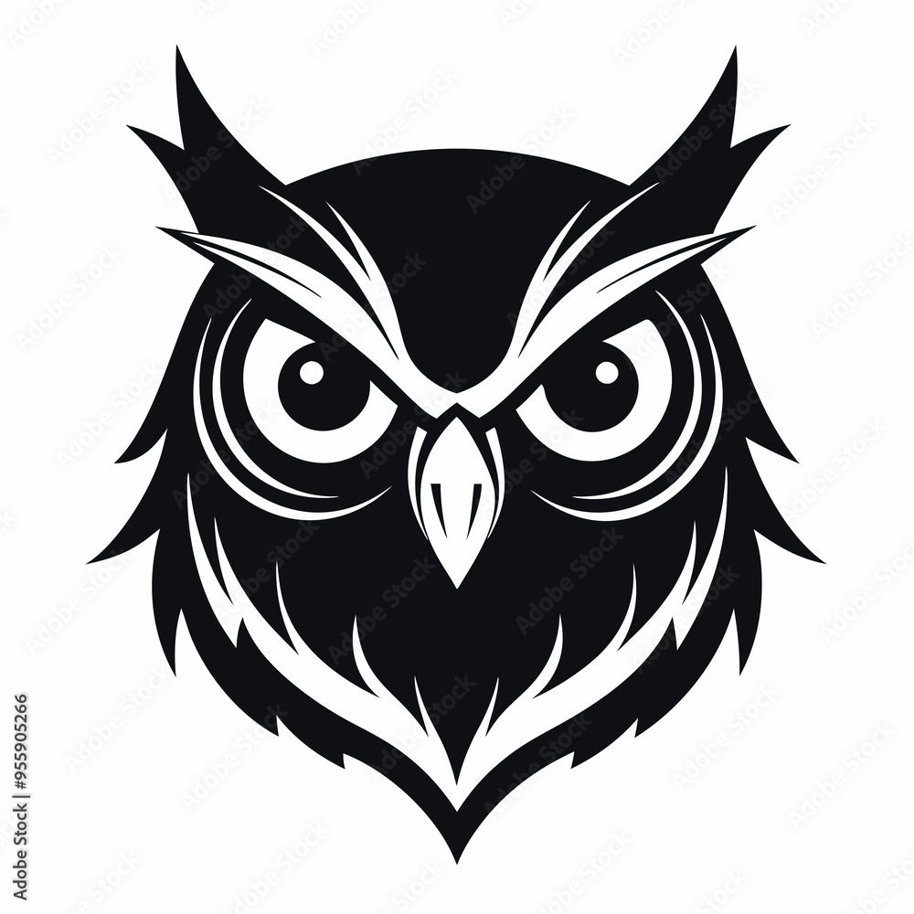 owl vector silhouette illustration and svg owl vector silhouette illustration and svg