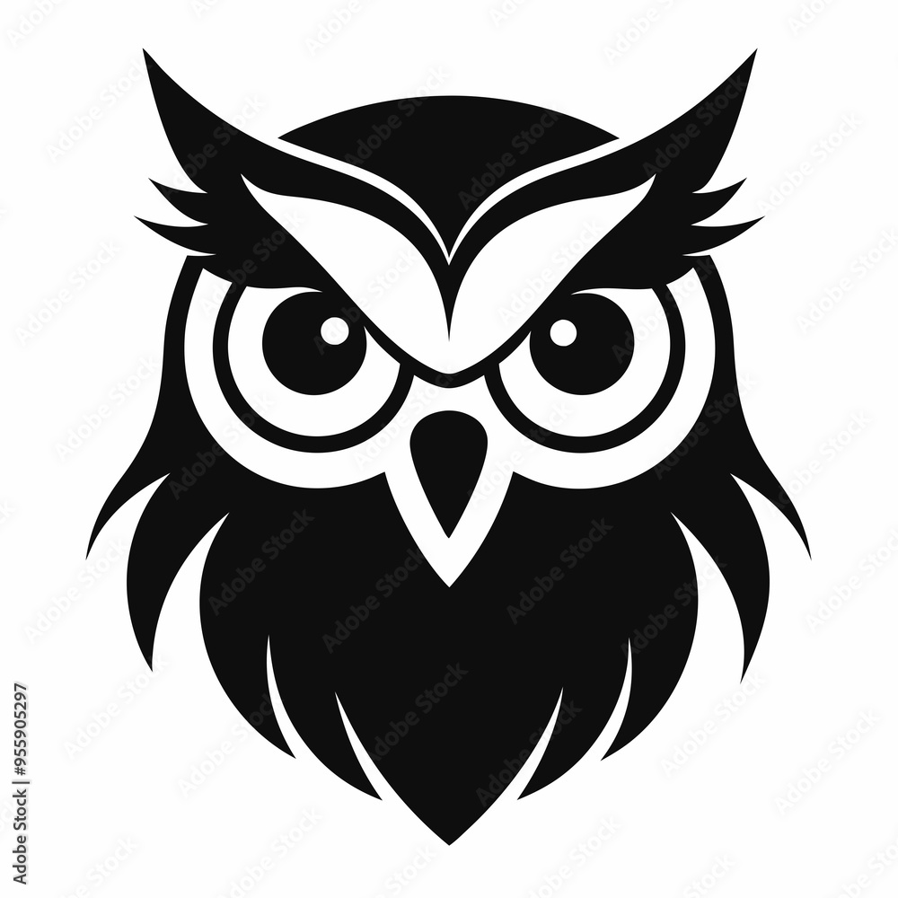 owl vector silhouette illustration and svg owl vector silhouette illustration and svg