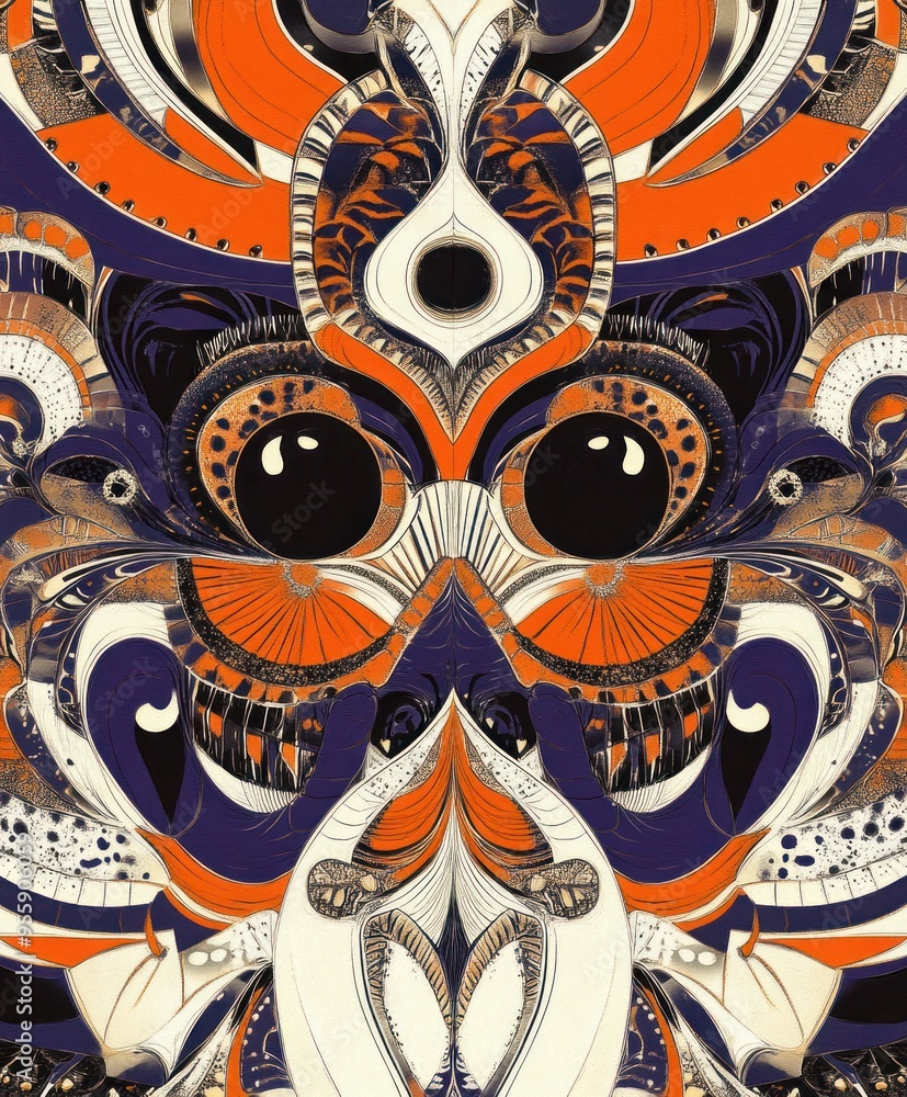 Abstract design featuring intricate patterns and vibrant colors. Abstract design featuring intricate patterns and vibrant colors.