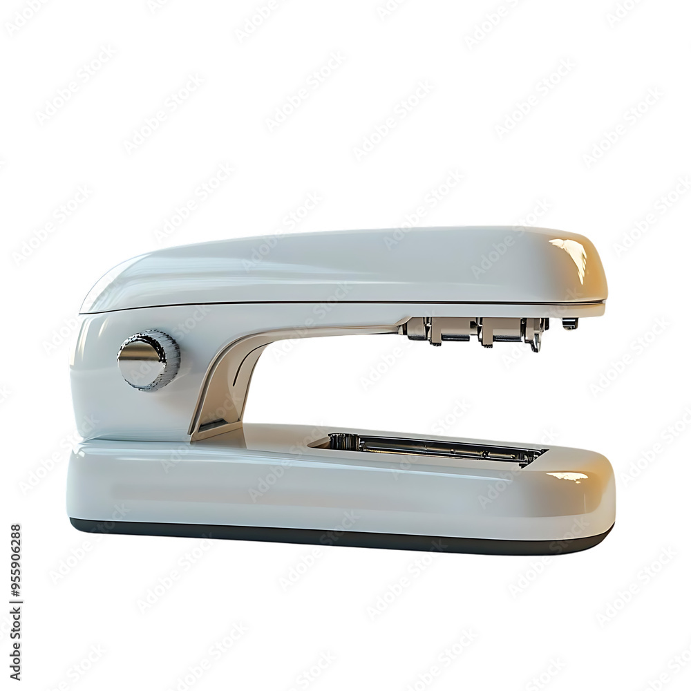 White Stapler with Transparent Background White Stapler with Transparent Background