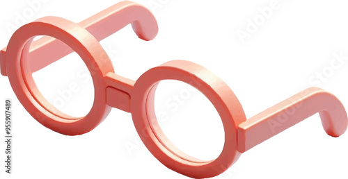 Illustration Clipart back to school colorfull reading glasses illustration good for icon design