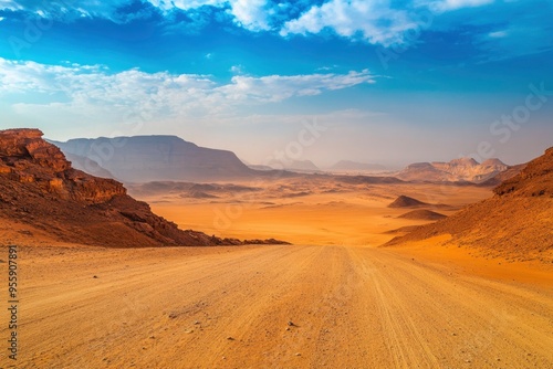 The Empty Quarter Desert in Saudi Arabia , ai