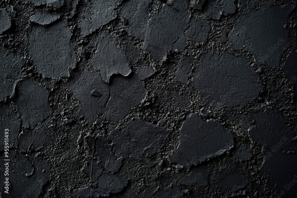 A black background with no visible objects. The background is a solid black color and has a rough texture , ai A black background with no visible objects. The background is a solid black color and has a rough texture , ai