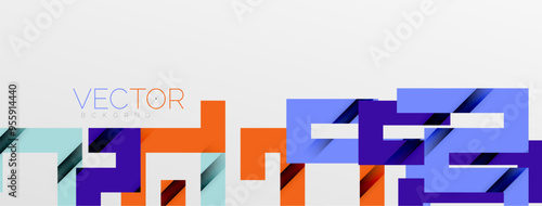 Color bend lines with shadow texture effect. Vector Illustration For Wallpaper, Banner, Background, Card, Book Illustration, landing page
