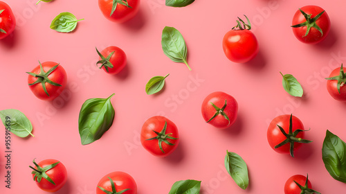 fruits and vegetables splashing in a graphic advertising background.
