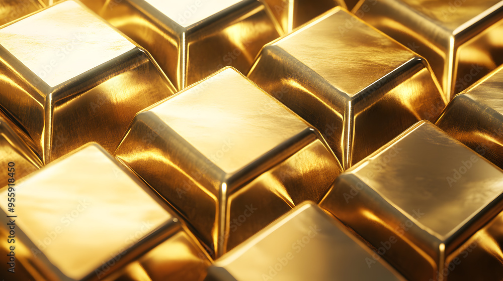 gold, gold production, and gold investment in a graphic background style gold, gold production, and gold investment in a graphic background style