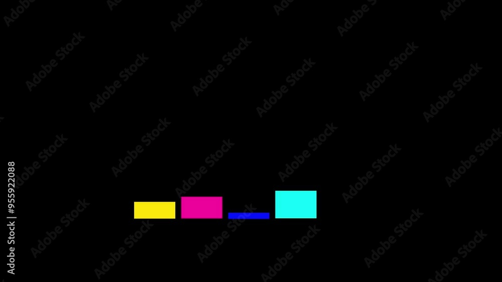 Audio sound wave spectrum animation. Waveform pattern for music player, podcast, voice message graphics motion. Audio sound wave spectrum animation. Waveform pattern for music player, podcast, voice message graphics motion.
