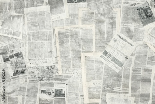 Vintage newspaper background with 