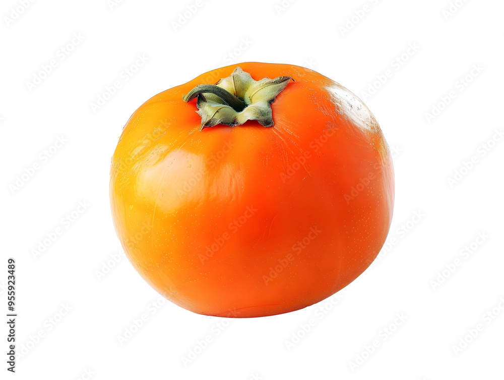 whole persimmon fruit isolated on transparent background whole persimmon fruit isolated on transparent background