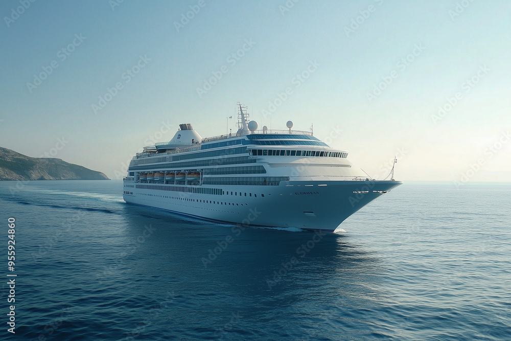 Majestic Cruise Ship Journey Across the Ocean Majestic Cruise Ship Journey Across the Ocean