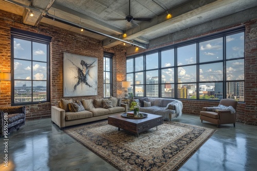 Modern Loft Apartment with City View