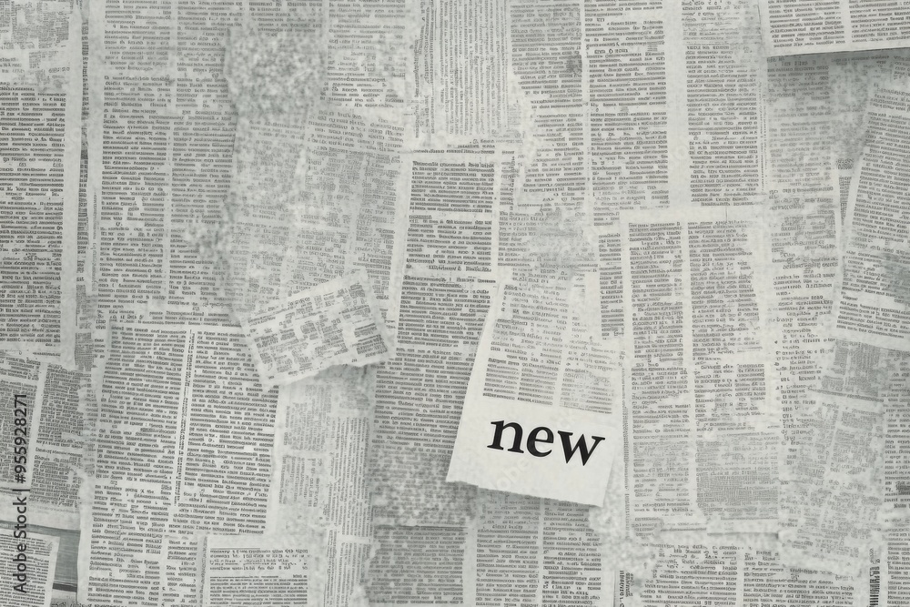 Obraz premium Vintage newspaper background with 